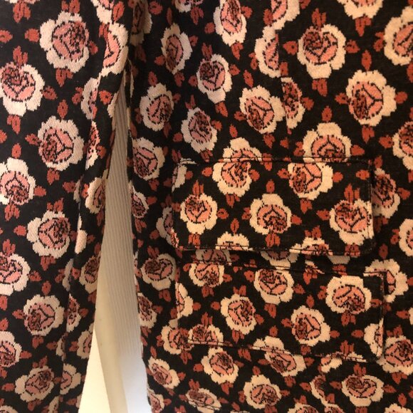 Maeve by Anthropologie | Rose Knit Collegiate Blazer - Picture 6 of 8